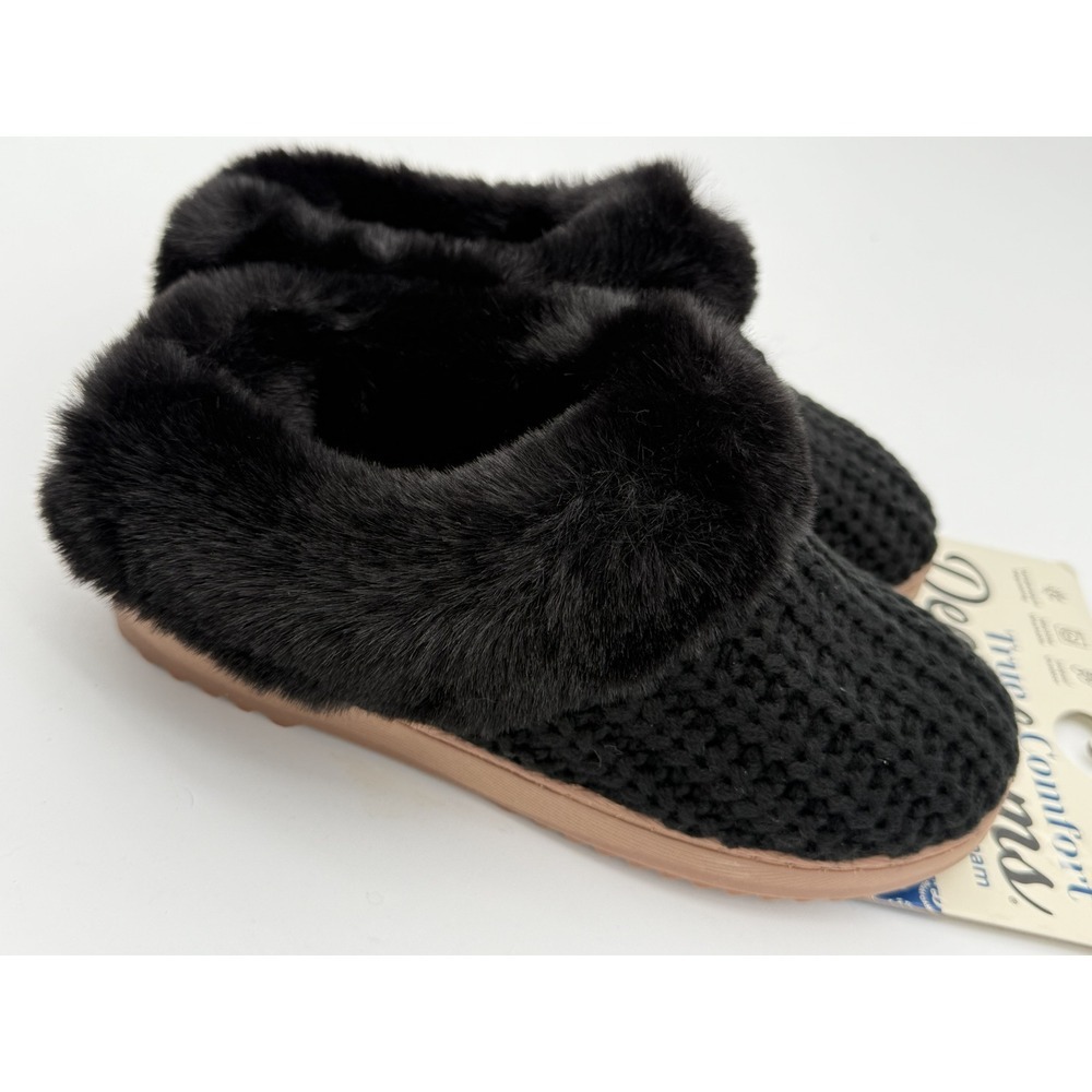 Dearfoams Womens True Comfort‎ Memory Foam Slippers Small 5-6 Indoor/Outdoor NWT